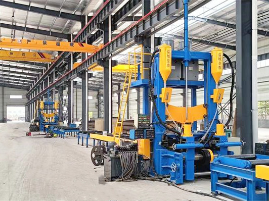 皇泰拼焊矯一體機在重慶成功試機